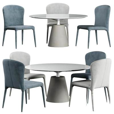 现代餐桌椅组合-135